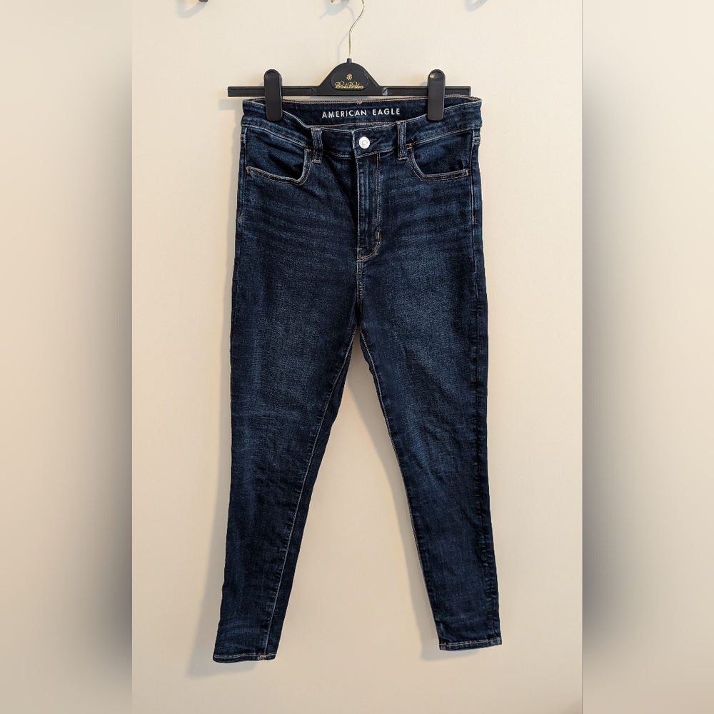 American Eagle Outfitters Dark Blue Skinny Jeans